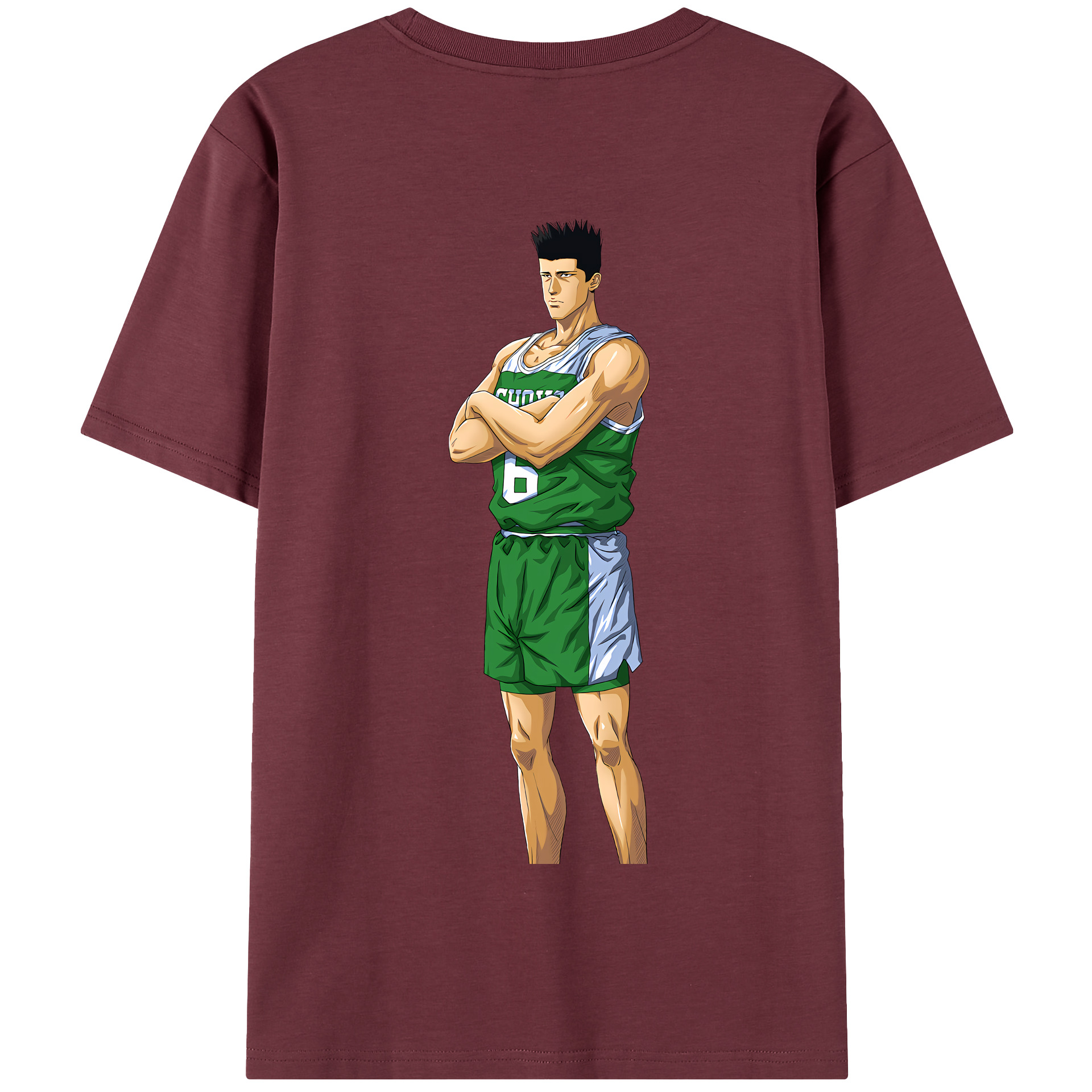 SLAM DUNK／スラムダンク 綿100％半袖Tシャツ（背面プリント）